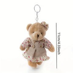 Couple Rabbit Couple Bear Plush Doll Keychain Couple Rabbit Plush Pe...