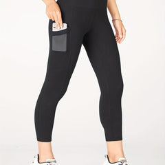 High Rise Tummy Control Running Leggings With Pockets