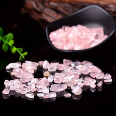 Rose Quartz Crystal Tumbled Stones for DIY Aromatherapy & Healing