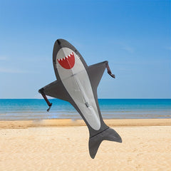 Outdoor Shark Kite Sea Animal Creative Kite for Beach Park Yard