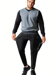 Men's Quick Drying Stretch Trousers with Zipper Pocket