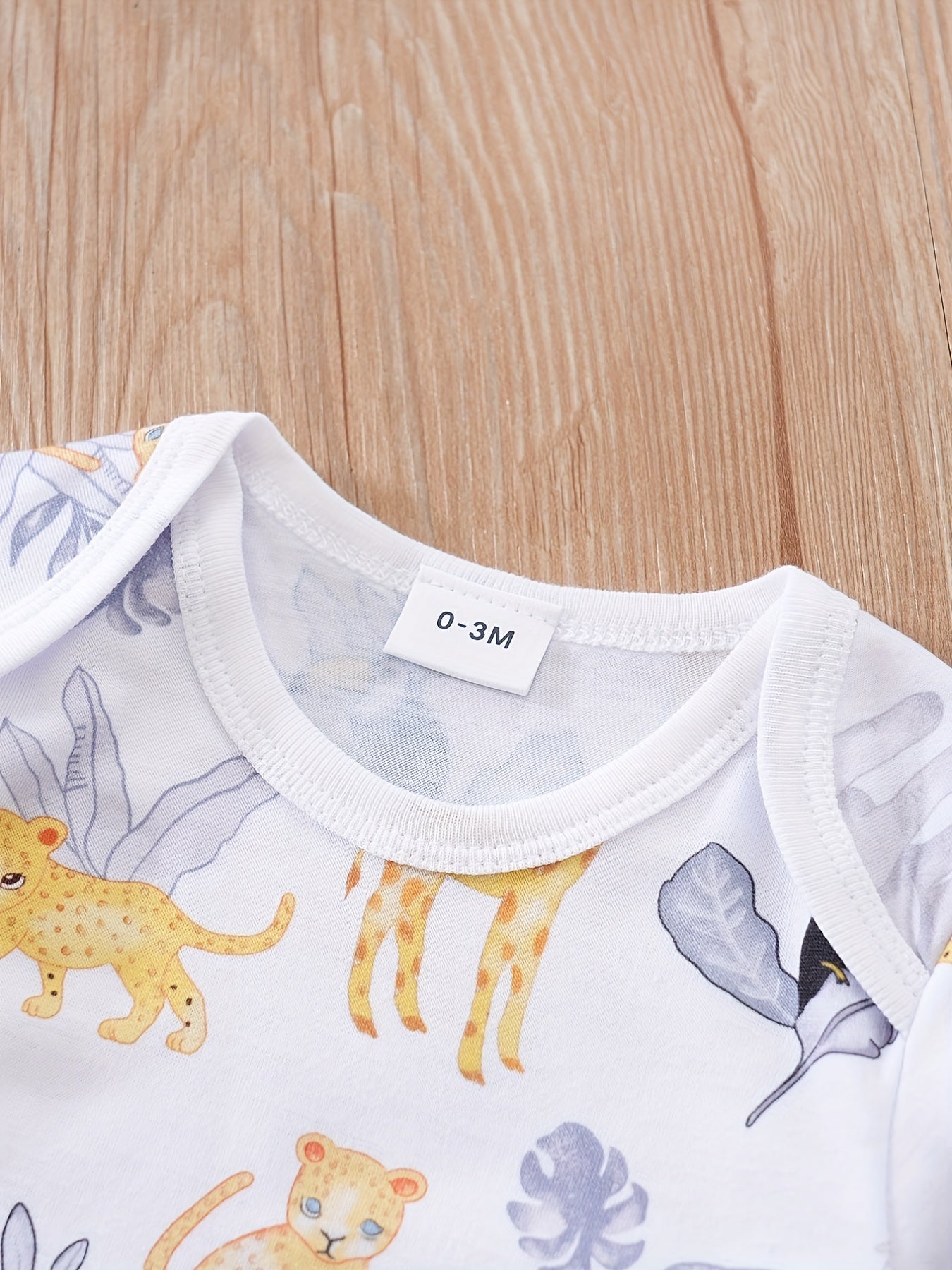 Animal Print Baby Bodysuit