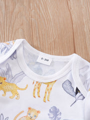 Animal Print Baby Bodysuit
