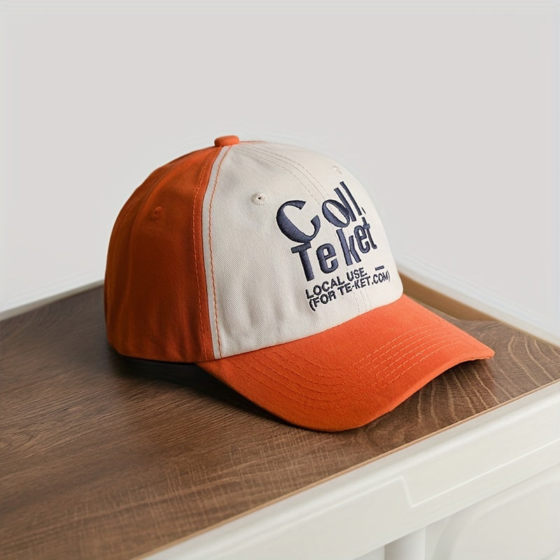 Casual Letter Peaked Cap Street Outdoor Soft Top Baseball Cap