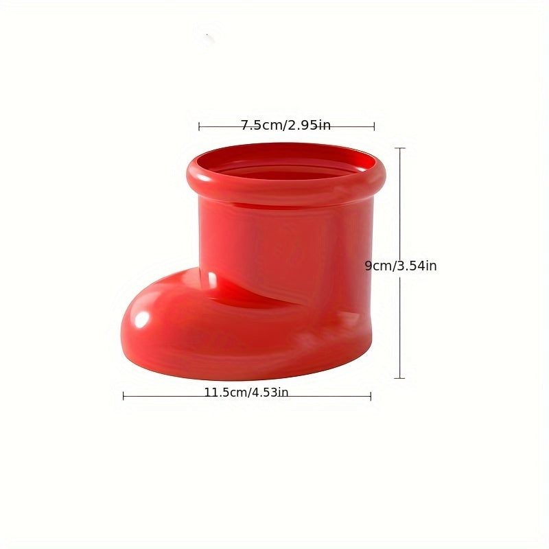 Multifunctional Boot Pen Holder Desk Storage Box ABS Material