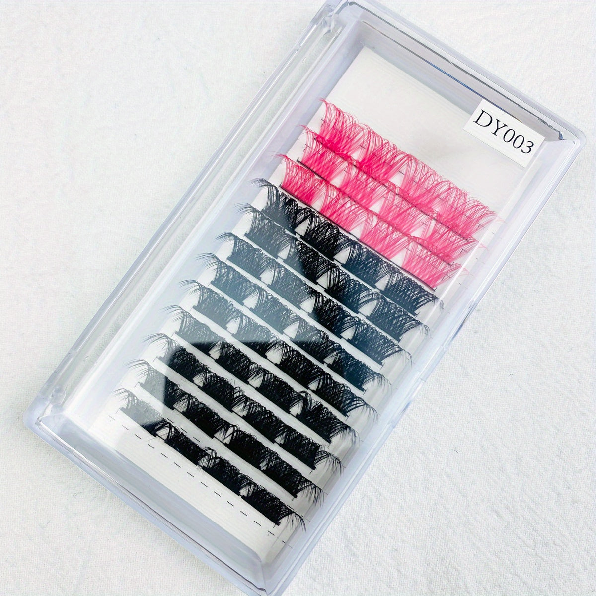 100 D Curl 14mm Wispy Lashes Cluster for DIY Eyelash Extensions