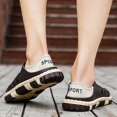 Men's Lightweight Comfy Clogs Hollow Out Non Slip Garden Shoes