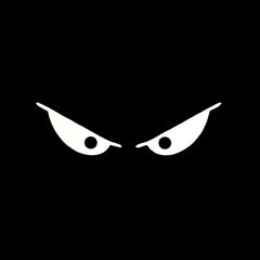 Reflective Evil Eyes Halloween Stickers for Moto Helmets & Car Rearview Mirrors
