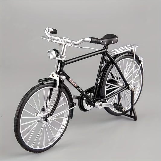 Vintage Mini Bike Model Alloy Retro Bicycle Home Decoration