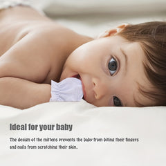 6pairs Infant Comfortable Anti-Eating Hand Gloves For Baby