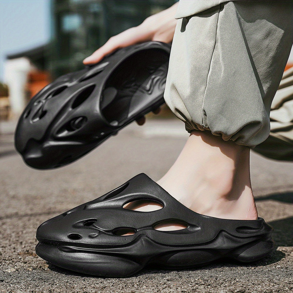Wear-resistant Unisex Outdoor Sandals - Casual Hole Shoes