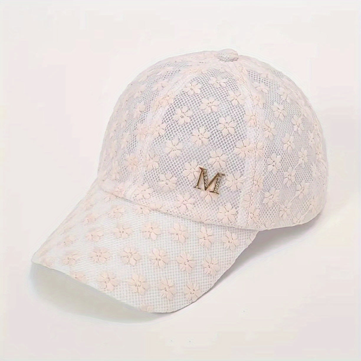Summer Thin Lace Peaked Cap for Men Women