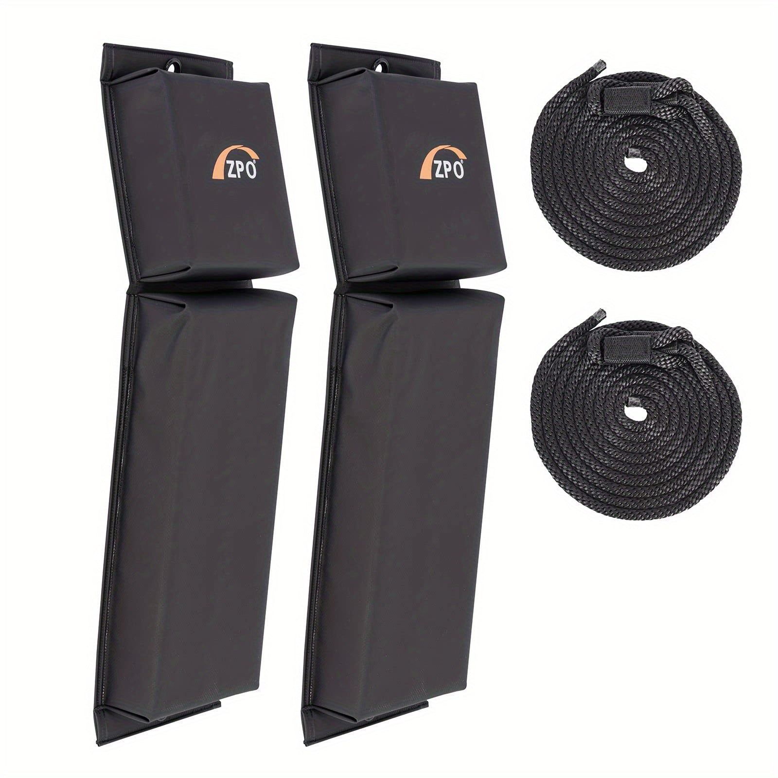 ZPO Boat Fender 2 Pack with Ropes 60 96X15 24X6