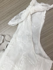 Retro Lace NightDress Deep V Backless Pajama Dress