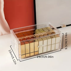 Acrylic Lipstick Storage Box Dustproof Cosmetic Rack