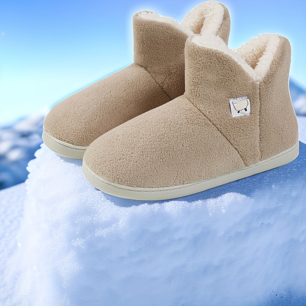 Women's Non Slip Snow Boots Medium Tube Shoes