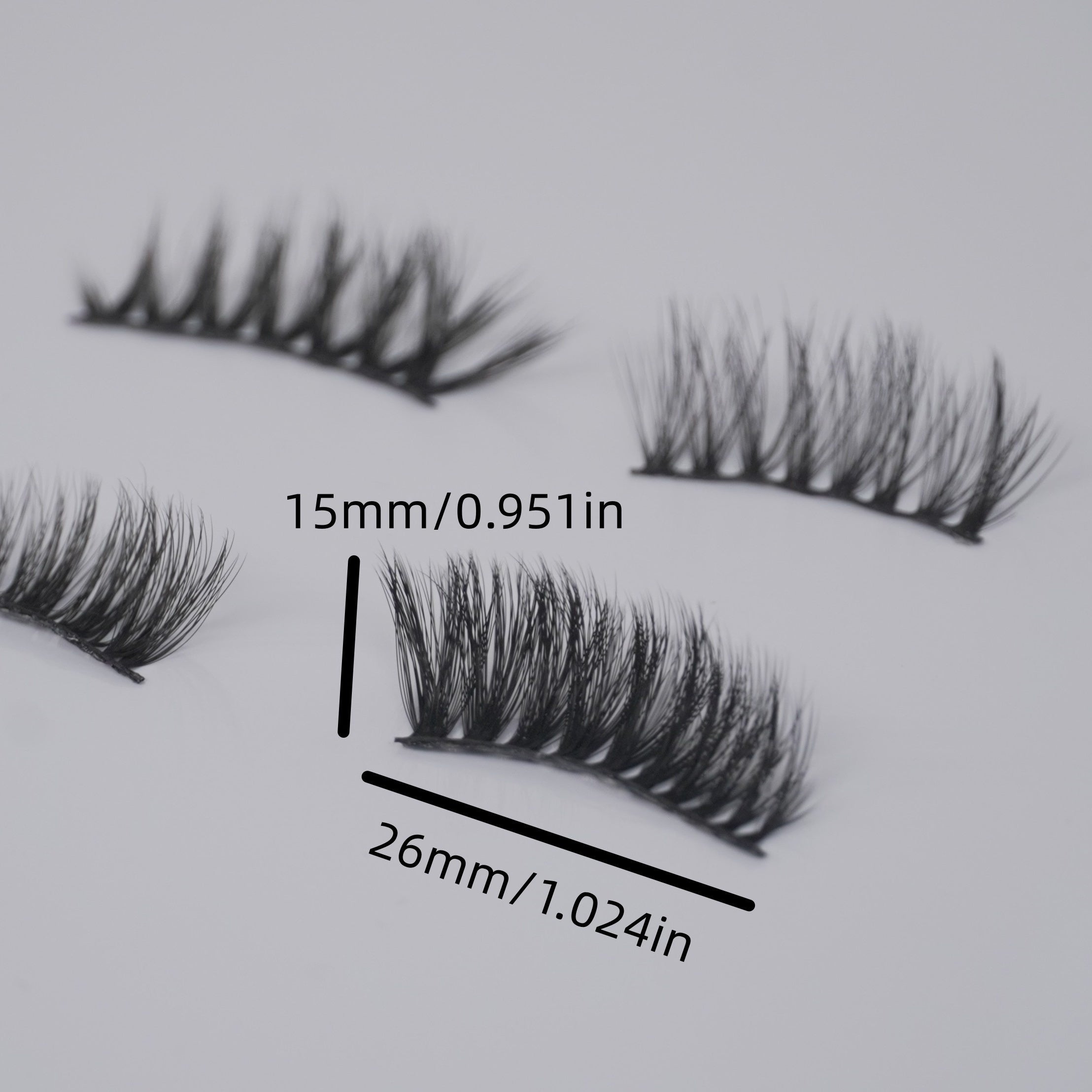 20 Pairs Natural Look Criss Cross False Eyelashes