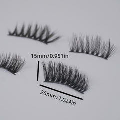20 Pairs Natural Look Criss Cross False Eyelashes