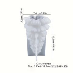3D Christmas Tree Silicone Resin Mold Epoxy Resin Crafts DIY Soap Lotion Bar Mou