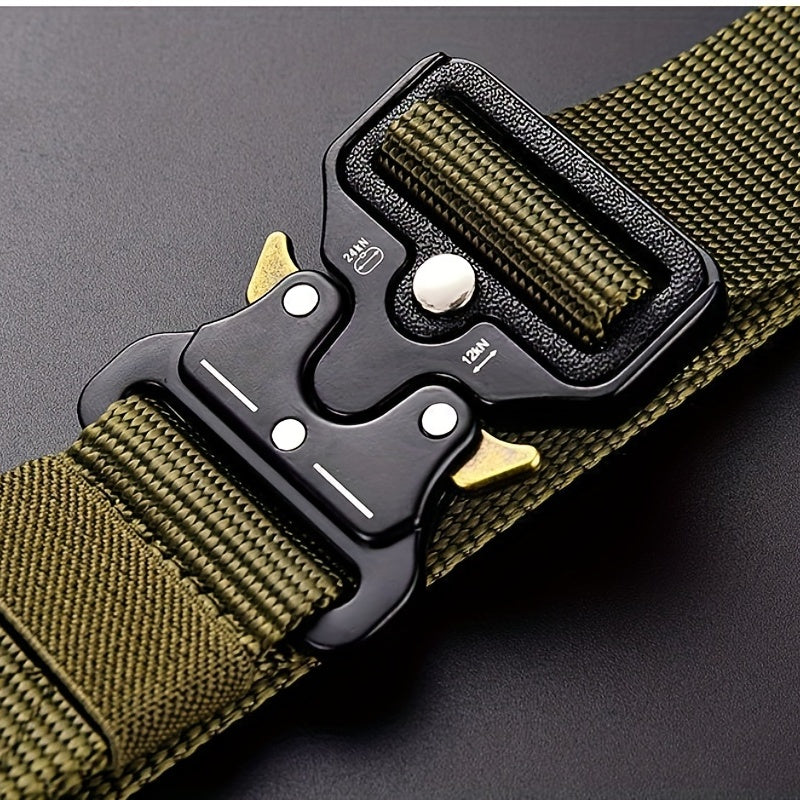 Men's Heavy Duty Nylon Belt with Quick Release Buckle