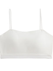 Women's Solid Wireless Bra Comfy & Breathable Full Coverage Intimates Bra