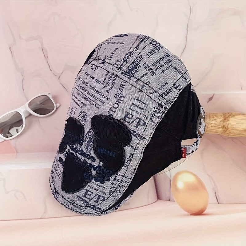 Casual Summer British Beret With Block Letter