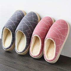 Men's Closed Toe Non-Slip Slipper Shoes Winter