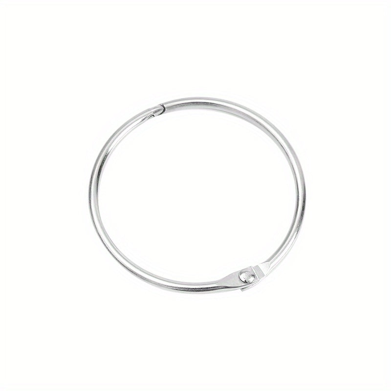 10pcs Metal Shower Curtain Rings Curtain Hanging Hooks