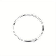 10pcs Metal Shower Curtain Rings Curtain Hanging Hooks
