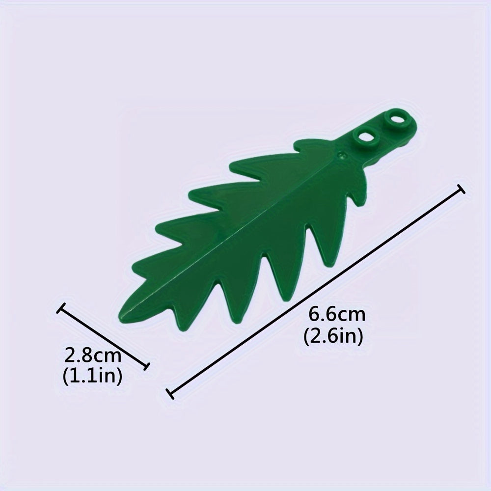 Mini Building Blocks DIY Coconut Tree Leaves Play Set for Kids
