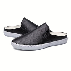 Men's Casual Slip on Mules Walking Slippers Backless Loafers