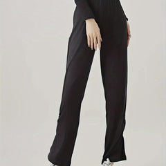 High Rise Flared Leg Yoga Trousers