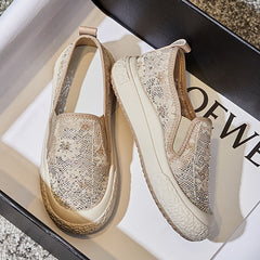 Women's Breathable Mesh Slip On Loafers Casual Walking Shoes