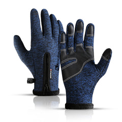 Winter Warm Windproof Non-slip Lleece Ski Gloves