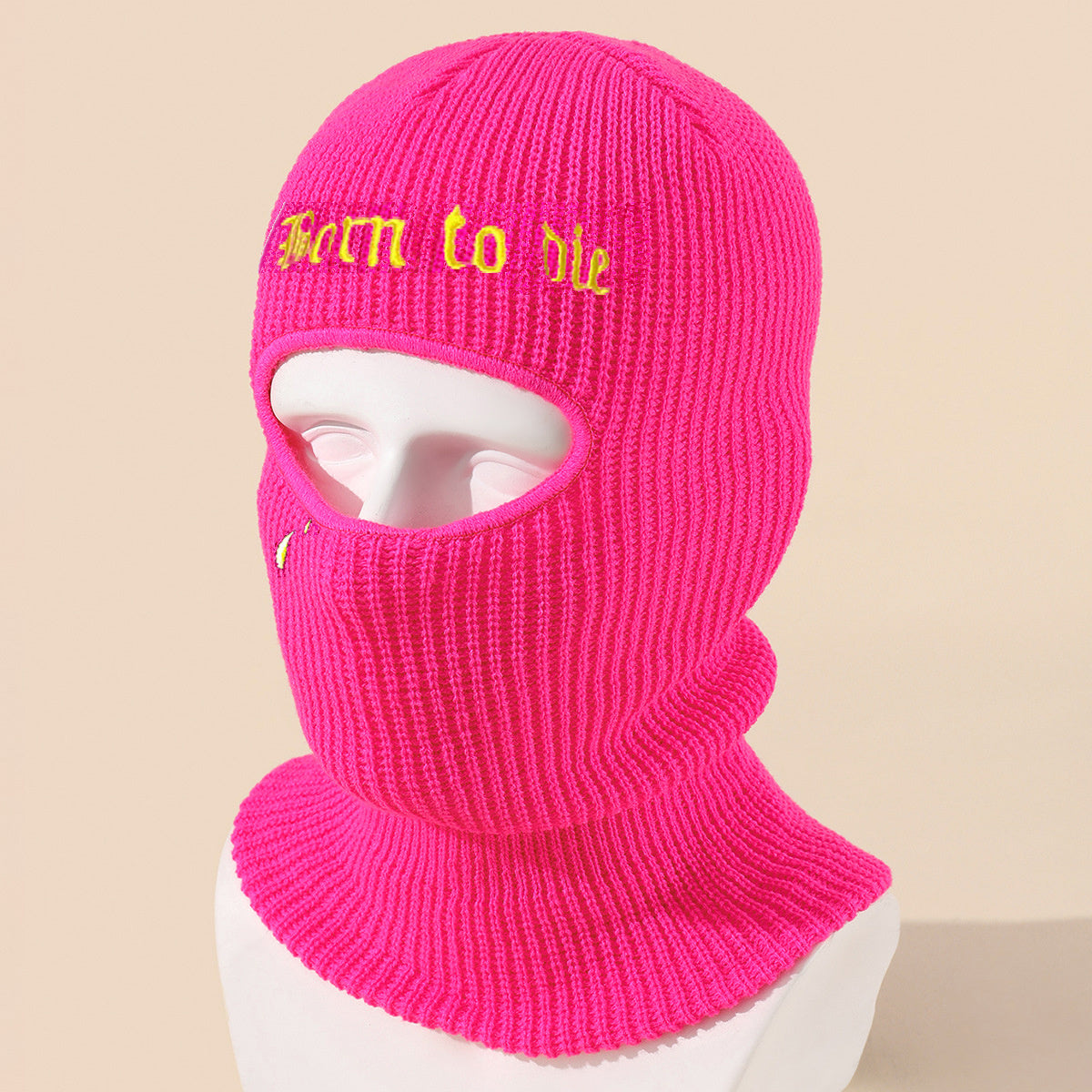 Embroidered Balaclava Ski Cap 8 Color Options