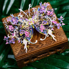 3D Butterfly Love Flower Metal Puzzle Assembly Toy DIY Gift For Girlfriend
