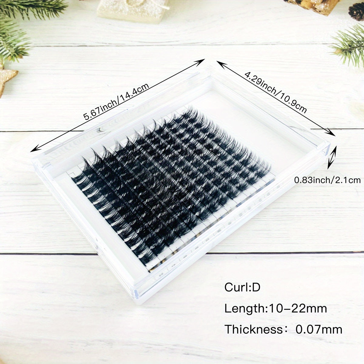 D Curl Volume Lash Clusters DIY Eyelash Extensions 100 Wispy Lashes Cluster