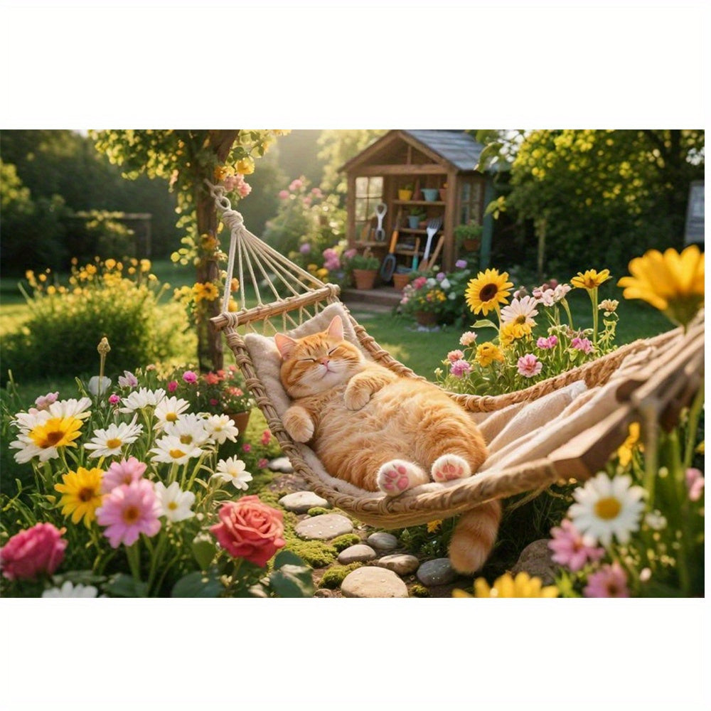 Charming Garden Themed Diamond Painting Kit - Ideal Gift for Women