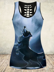 Wolf Graphic Tank Top for Women