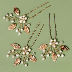 Golden Bridal Hair Comb Wedding Hair Accessories
