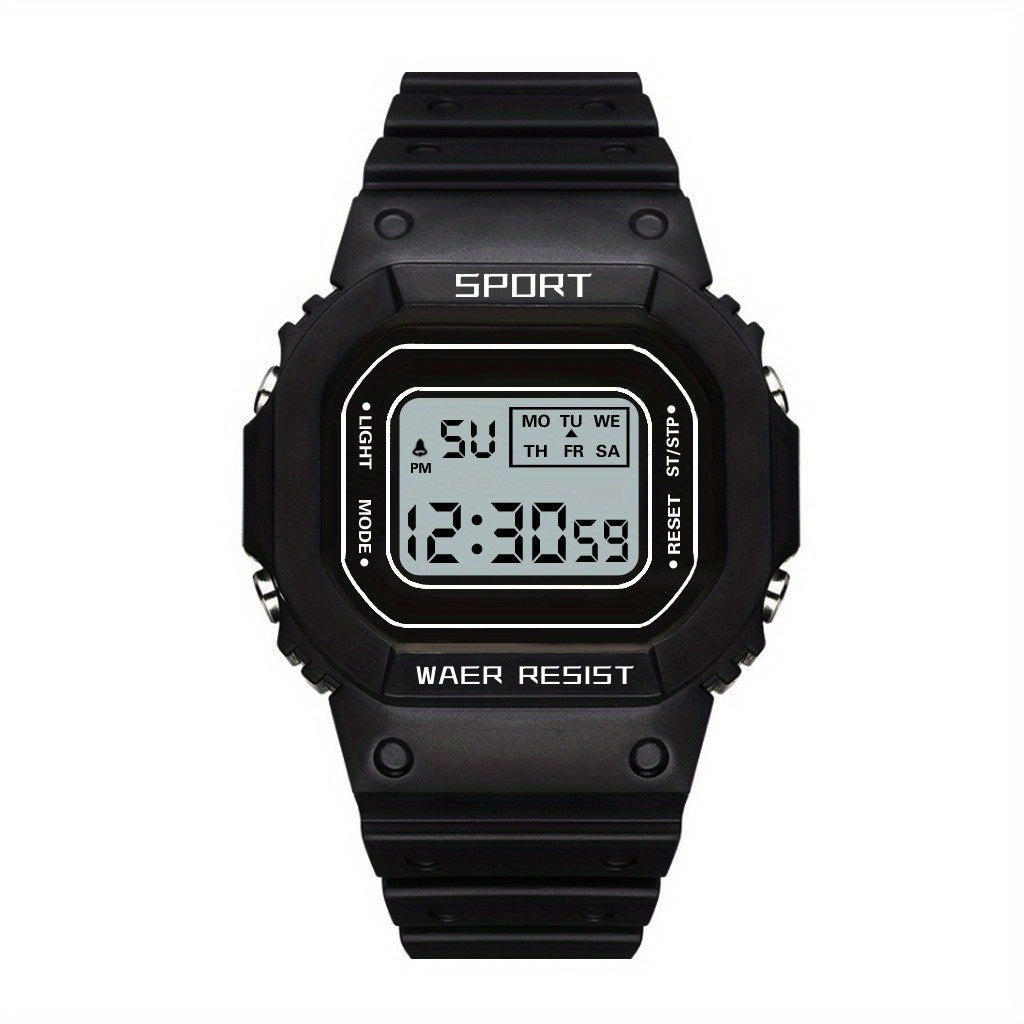LED Digital Couple Watches Waterproof Casual Wrist Watch