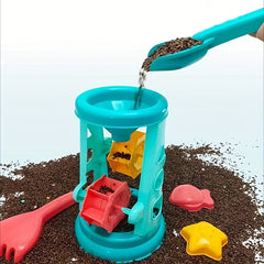 Kids Beach Toy Set Sand Shovel Hourglass Mold - Summer Gift