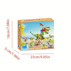 12 in 1 Dinosaur Building Blocks Set - 398pcs - Perfect Gift