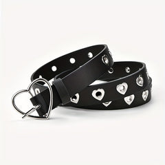 Summer Heart Buckle Jeans Belt for Kids