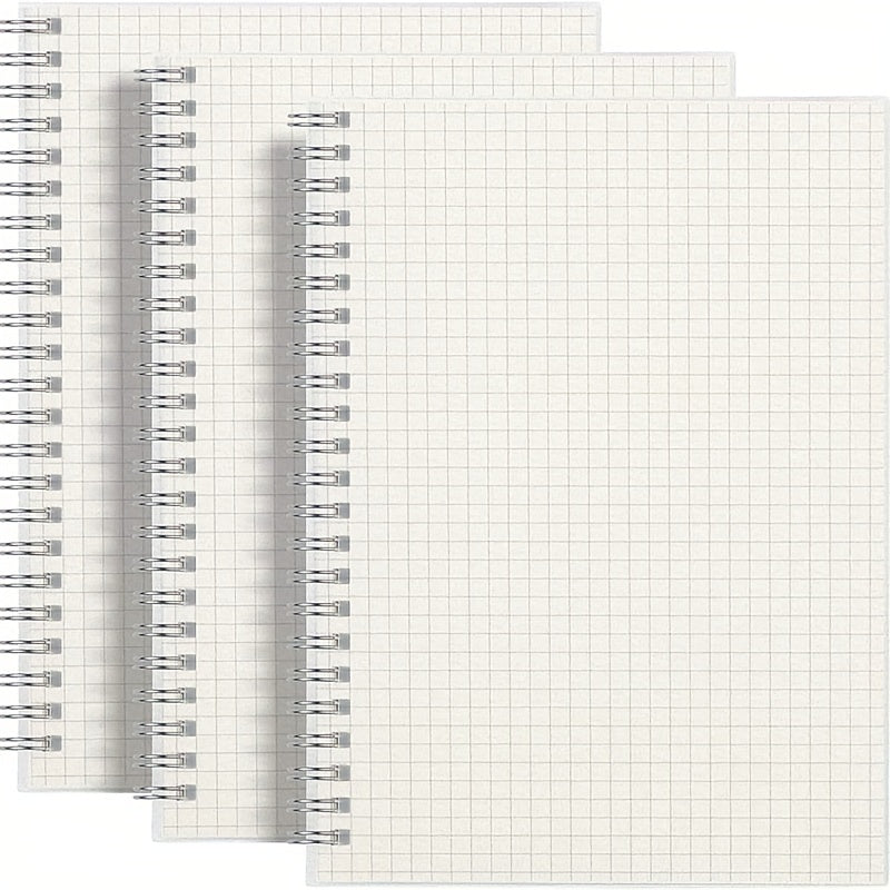 1pc Spiral Grid Notebook Paper for Office School Home