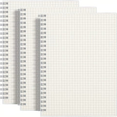 1pc Spiral Grid Notebook Paper for Office School Home