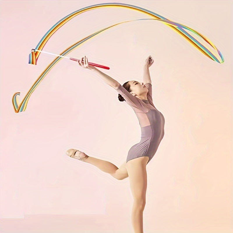 Rainbow Dance Ribbon Rhythmic Gymnastics 13 12Ft