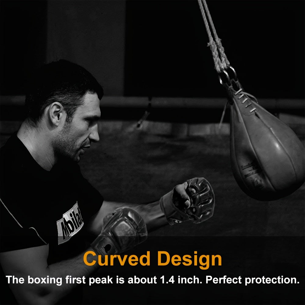Half Finger Boxing Training Gloves with Adjustable Wrist Strap Unisex Gloves