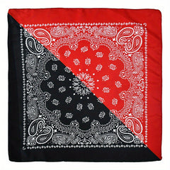 Polyester Cashew Flower Square Scarf Dress Up Paisley Turban