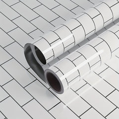 Glossy Self-adhesive Waterproof Wall Paper for Kitchen Living Room
